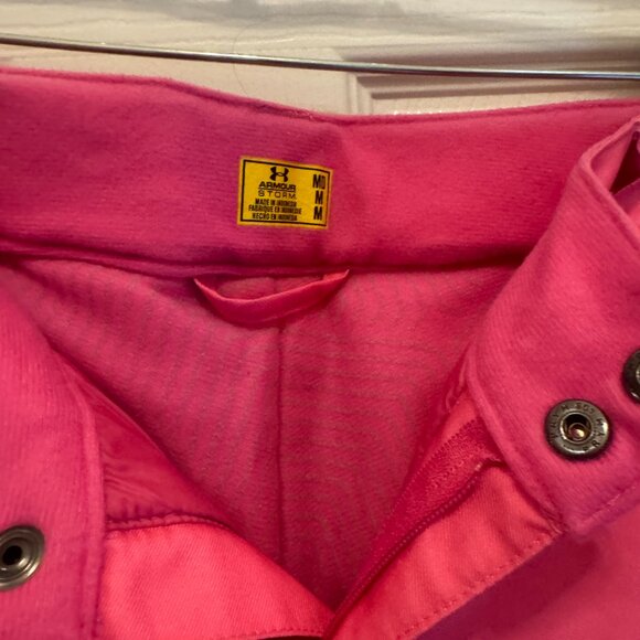 Under Amour Storm Coldgear Infrared Fader Hombre Womens Snow Pants Pink Size M - Picture 6 of 13